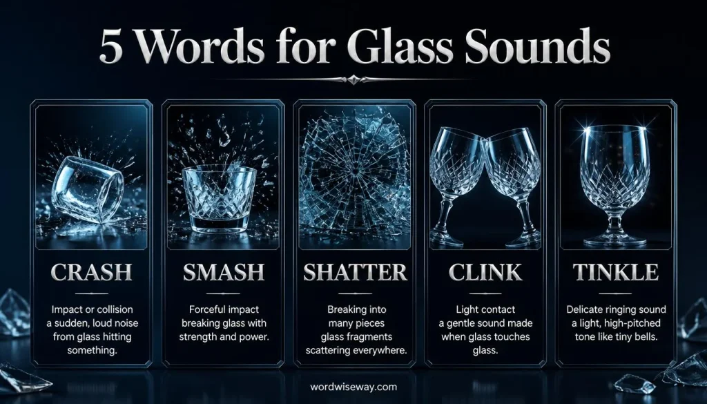 Words for the Sound of Glass Breaking Quick Comparison
