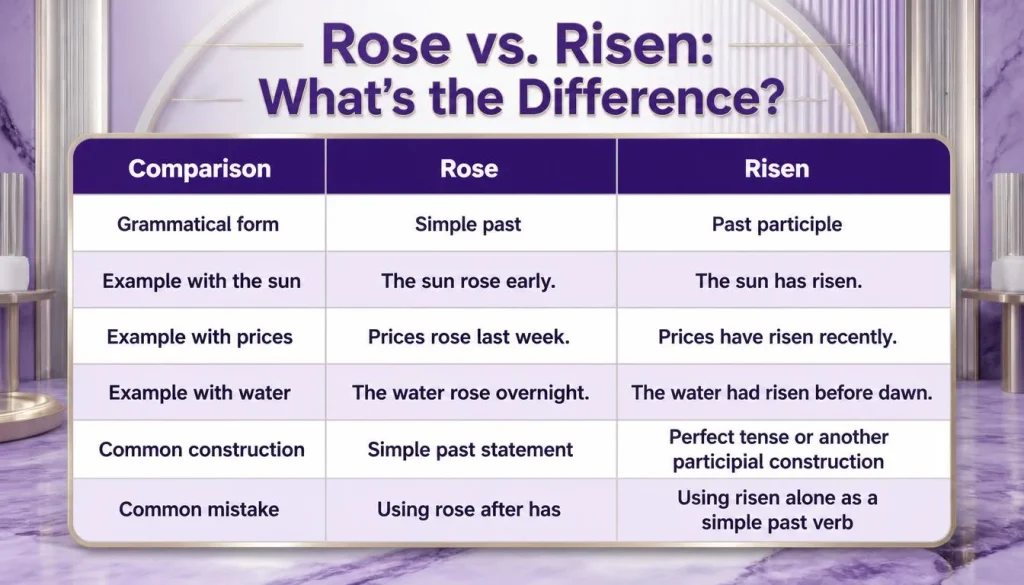 Rose or Risen Complete Difference