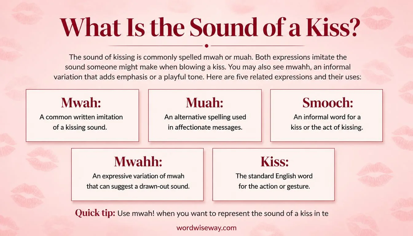 What Is the Sound of a Kiss