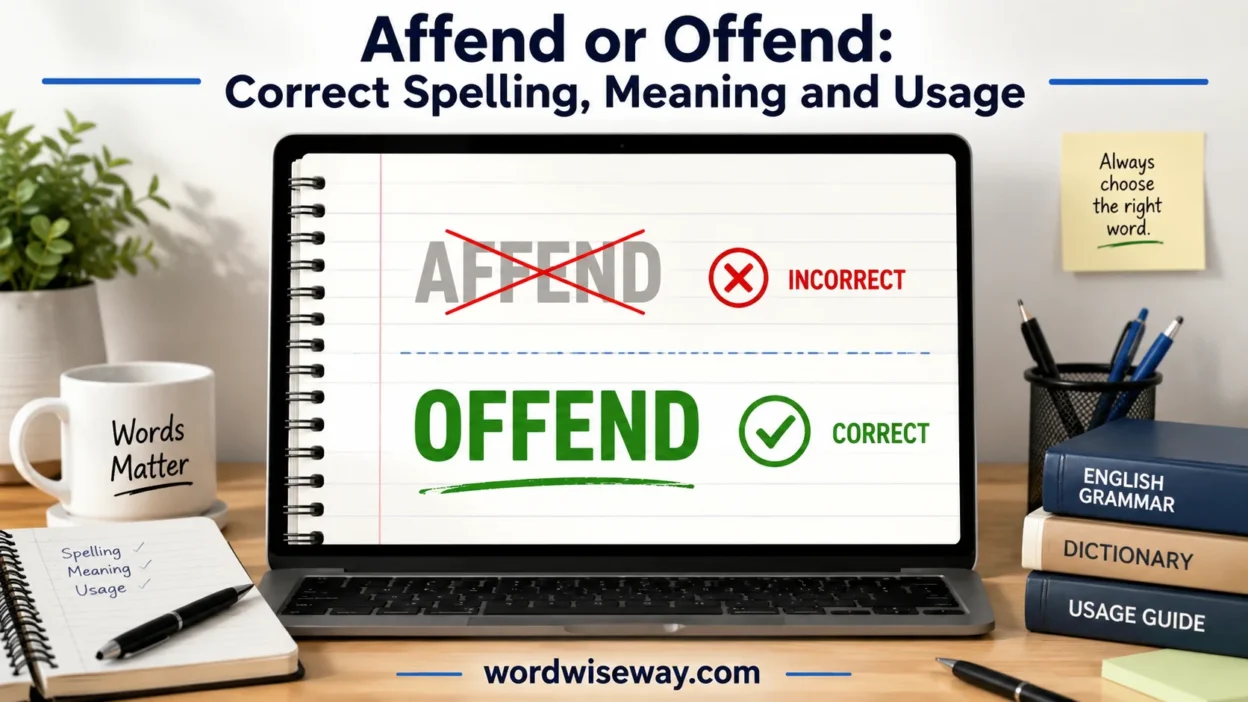Affend or Offend
