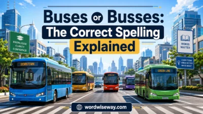 Buses or Busses