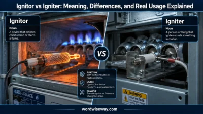 Ignitor vs Igniter