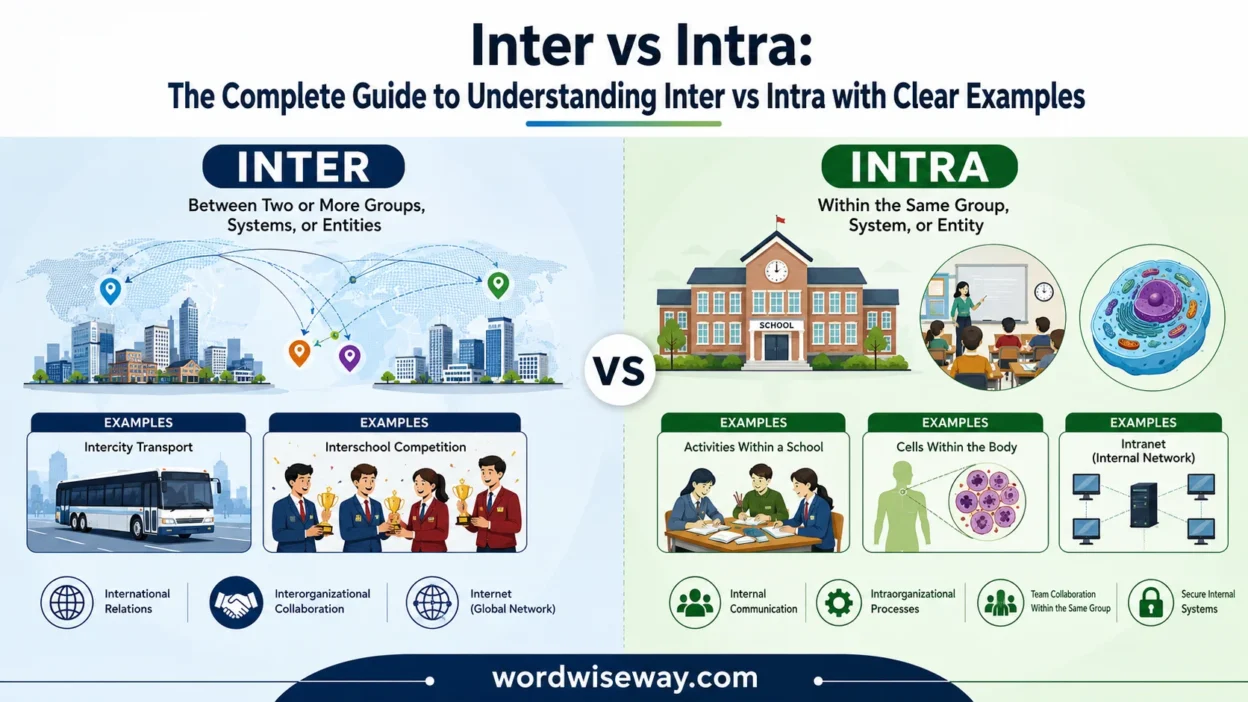 Inter vs Intra
