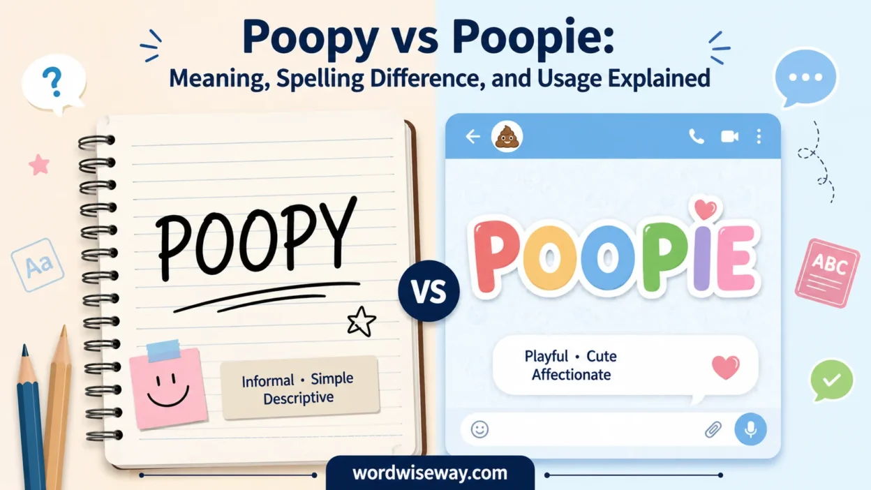 Poopy vs Poopie