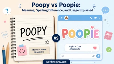 Poopy vs Poopie