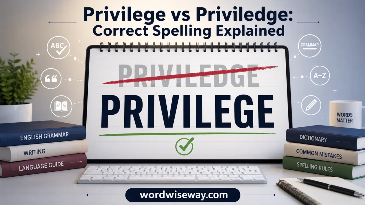 Privilege vs Priviledge