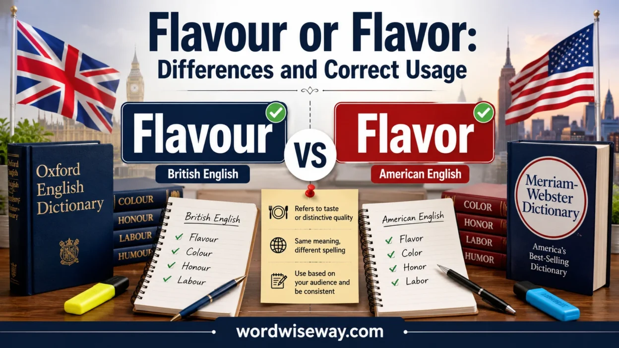 Flavour or Flavor