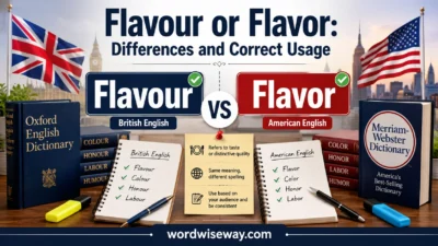 Flavour or Flavor