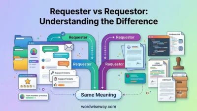 Requester vs Requestor
