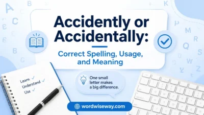 Accidently or Accidentally