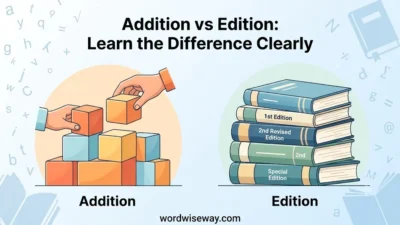 Addition vs Edition