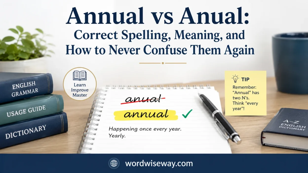 Annual vs Anual