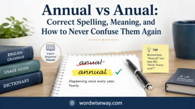 Annual vs Anual