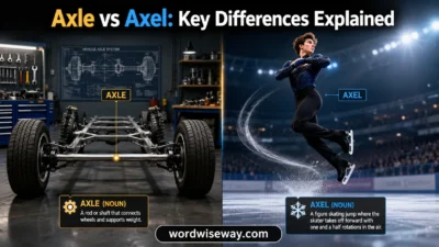 Axle vs Axel