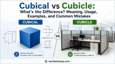 Cubical vs Cubicle: