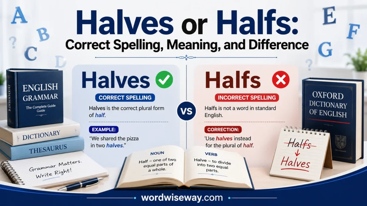 Halves or Halfs