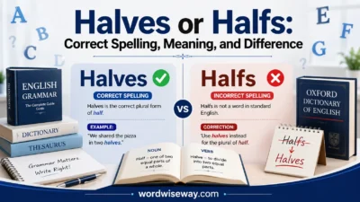 Halves or Halfs