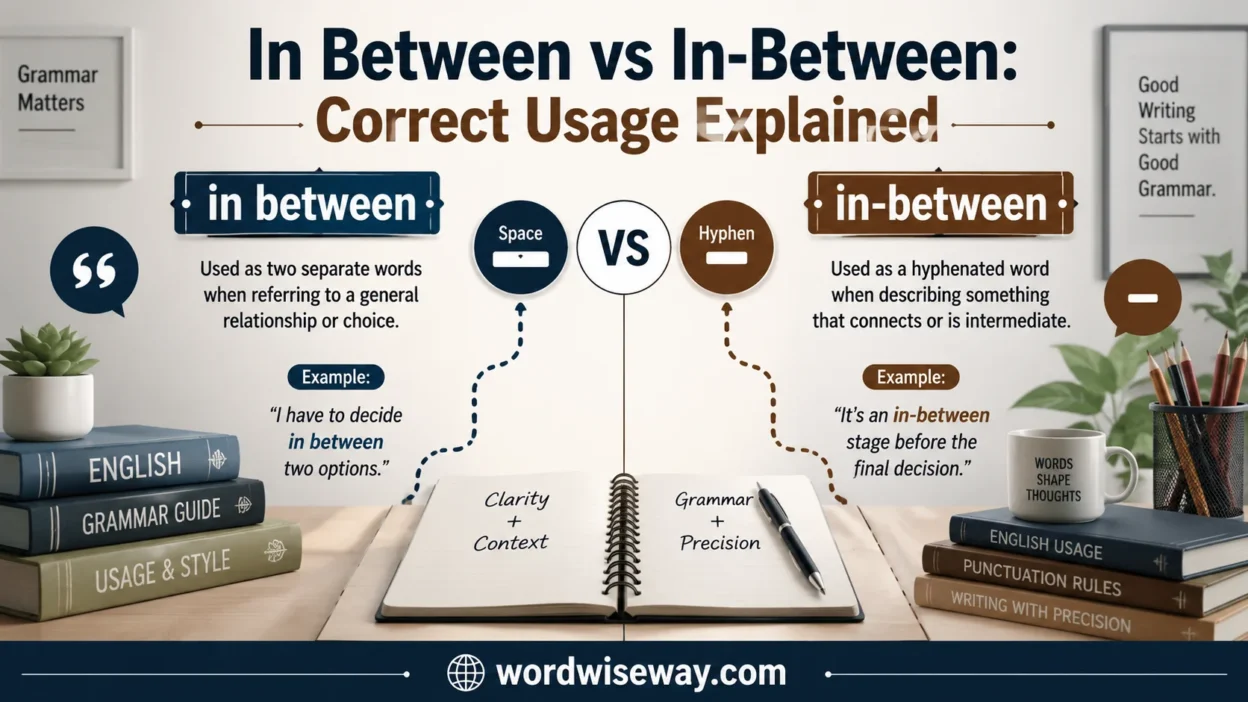 In Between vs In-Between