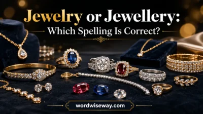 Jewelry or Jewellery
