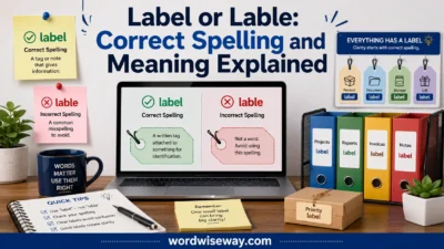 Label or Lable