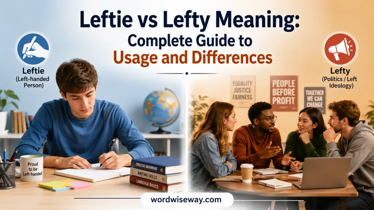 Leftie vs Lefty