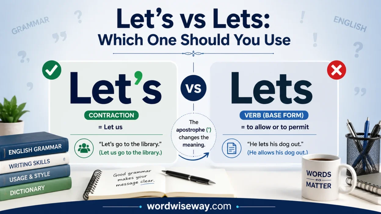 Let’s vs Lets