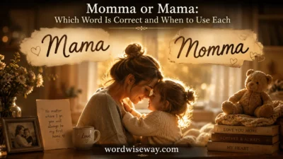 Momma or Mama
