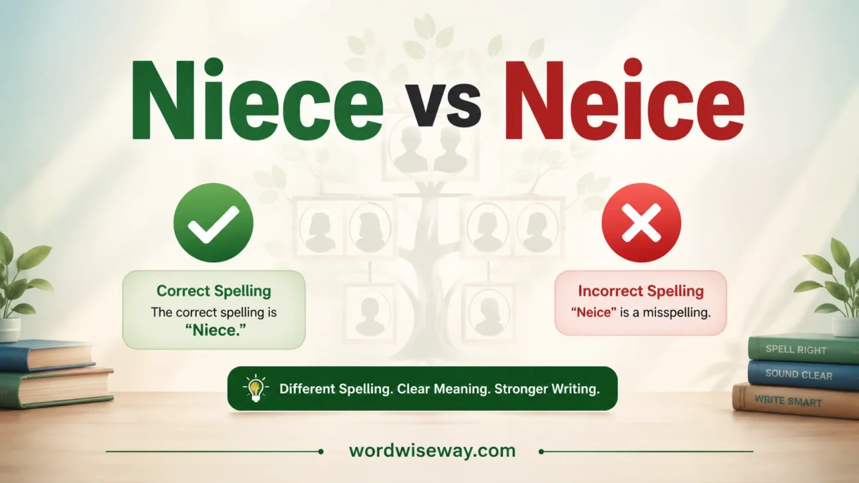 Niece vs Neice