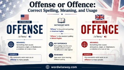 Offense or Offence