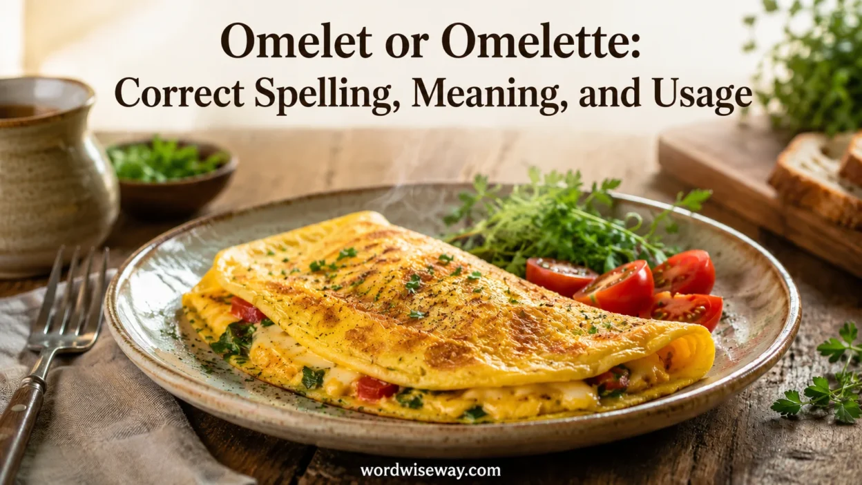 Omelet or Omelette