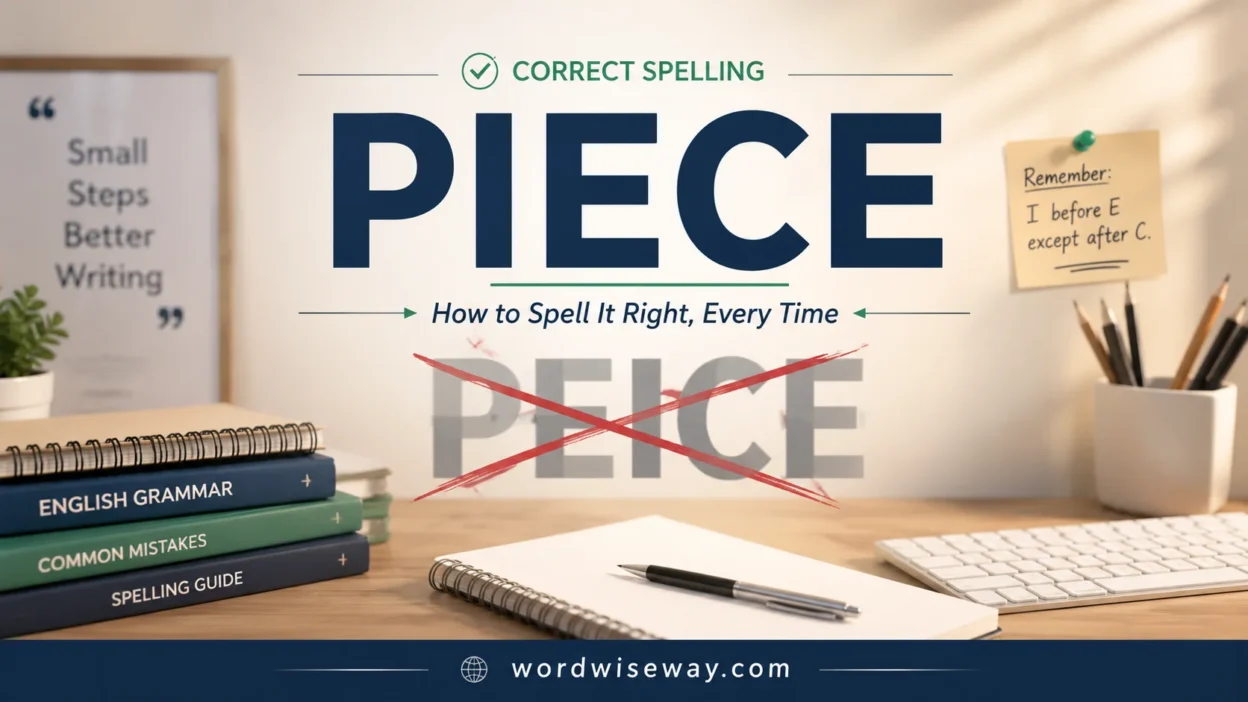 Piece or Peice