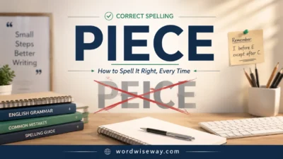 Piece or Peice