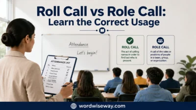 Roll Call vs Role Call