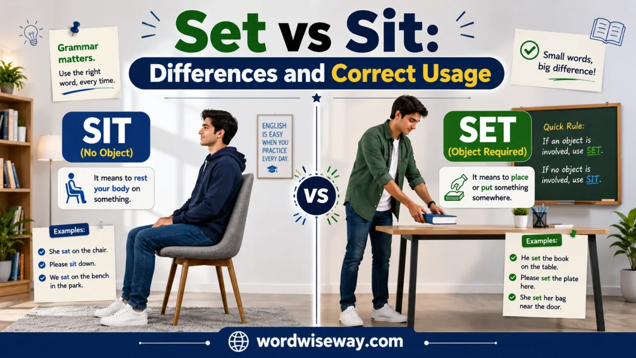 Set vs Sit