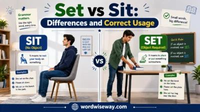 Set vs Sit