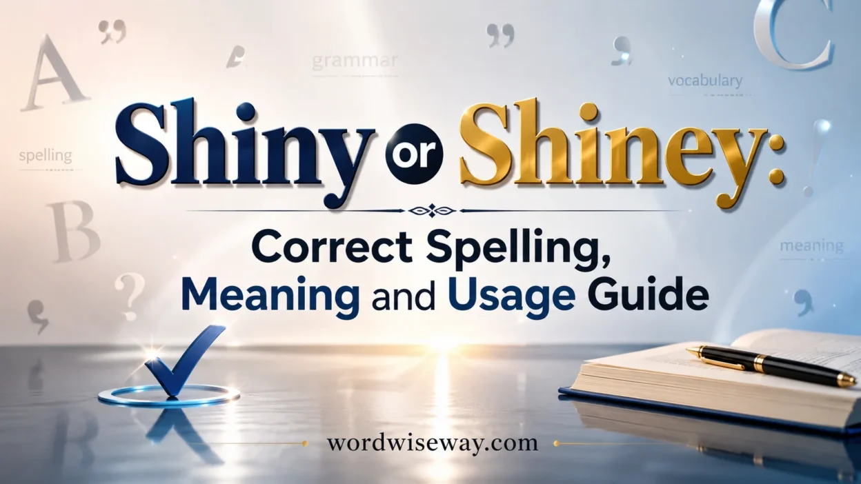 shiny or shiney