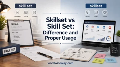 skillset vs skill set