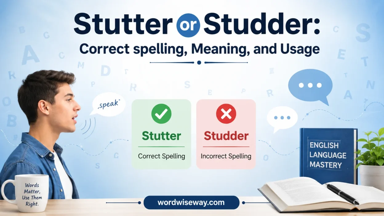 Stutter or Studder