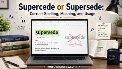 Supercede or Supersede