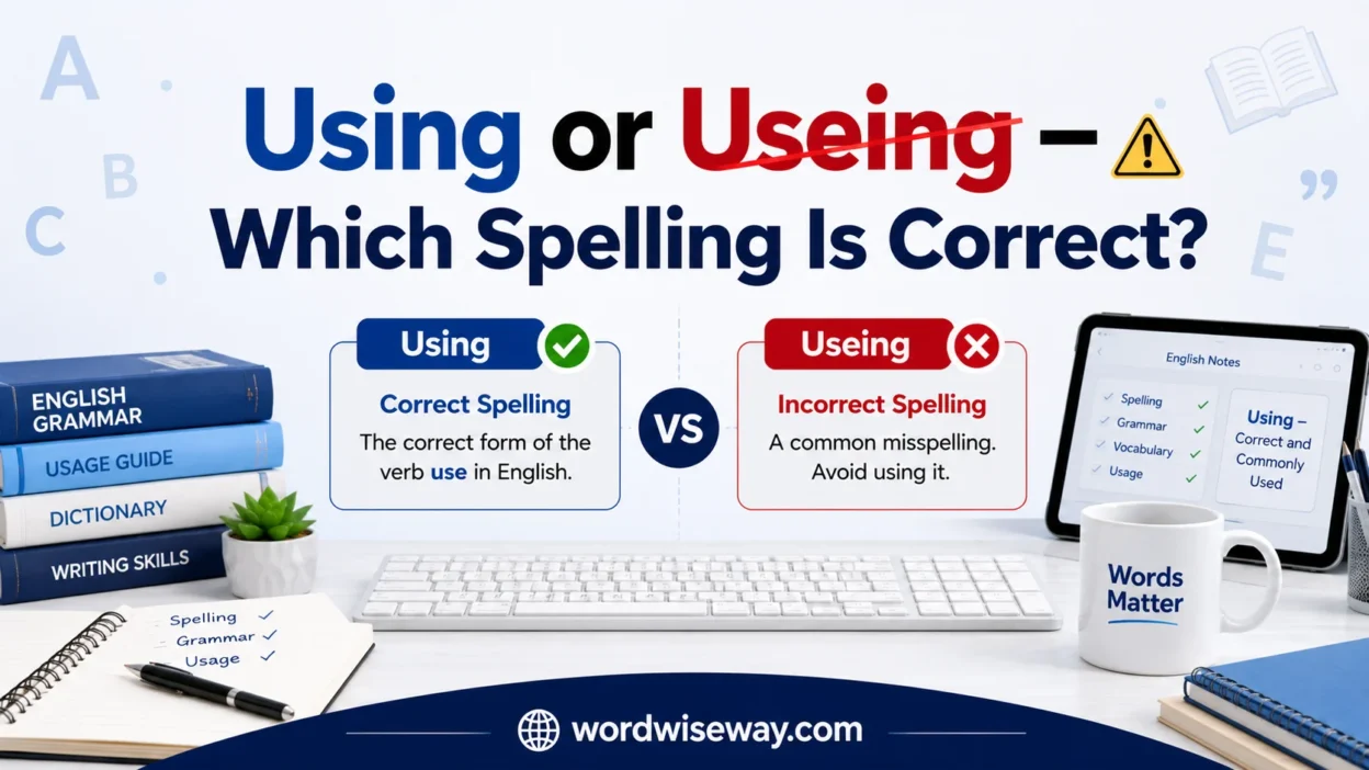 Using or Useing