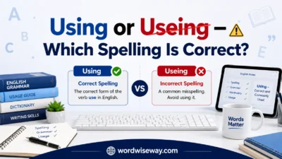 Using or Useing