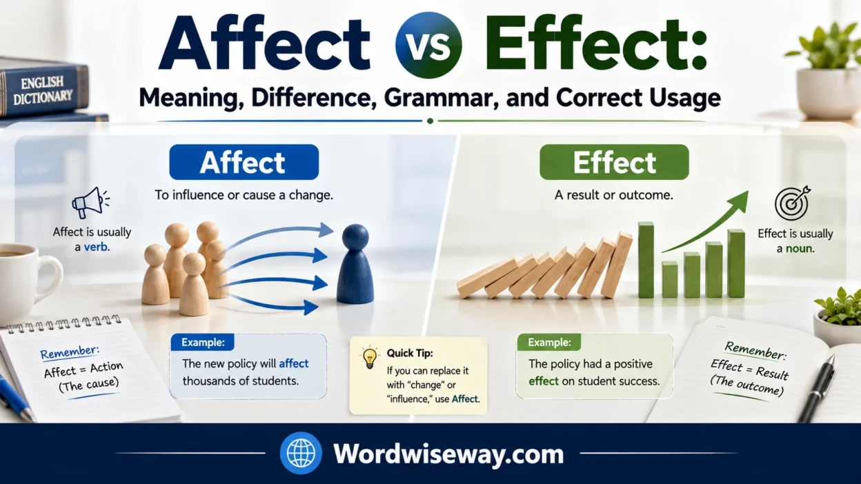 Affect vs Effect