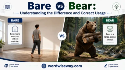 Bare vs Bear
