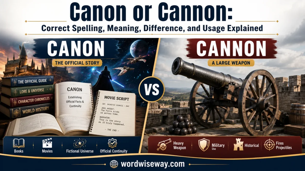 Canon or Cannon