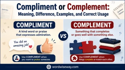 Compliment or Complement