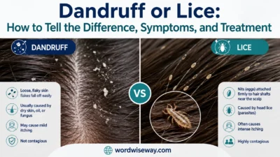 Dandruff or Lice