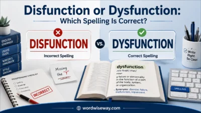Disfunction or Dysfunction