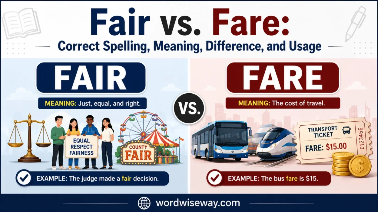 Fair vs. Fare