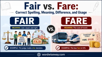 Fair vs. Fare