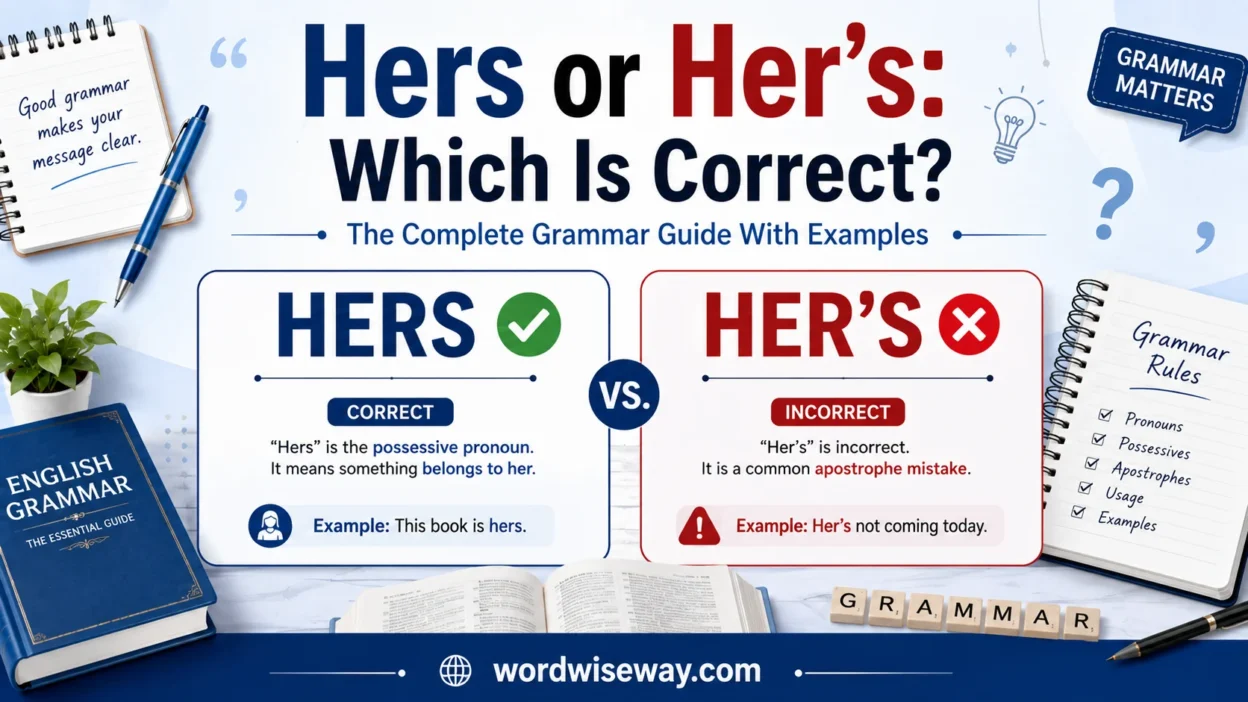 Hers or Her's